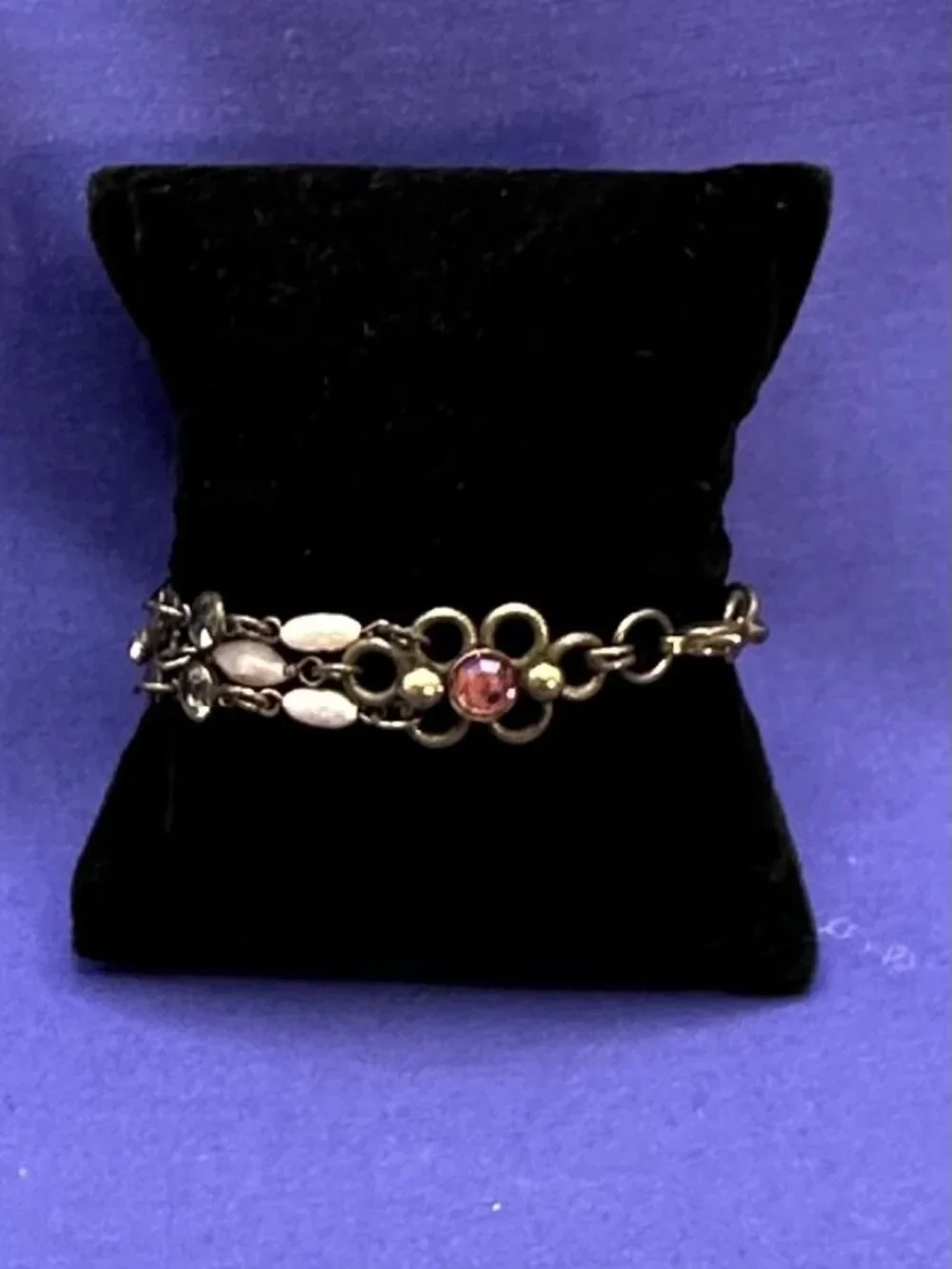 VTG Sorrelli Victorian Revival Swarovski Crystal Bracelet